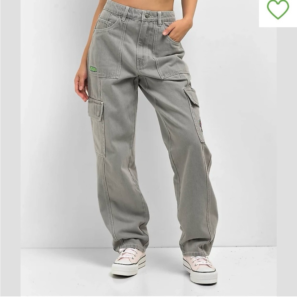 Empyre Gray Women's Cargo Jeans